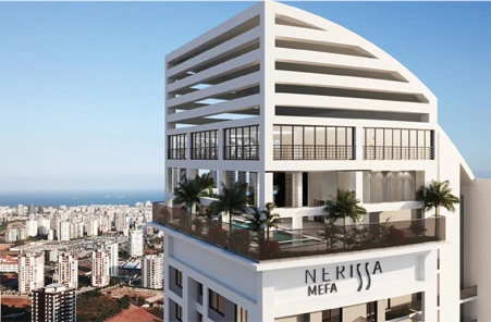 Mersin Yenişehir’in parlayan yıldızı: Nerissa Mefa. ÖDTÜ onaylı sağlam yapısı, sosyal yaşam olanakları ve geniş ferah daireleriyle ayrıcalığı keşfedin.