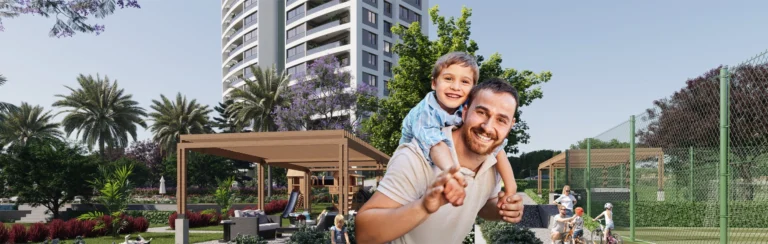 375 m2’ye kadar 6+1 geniş daireleri, toplam alanın %95’ini oluşturan peyzajı ve daire başına 300 m² yeşil alanıyla, açık ve kapalı yüzme havuzları………